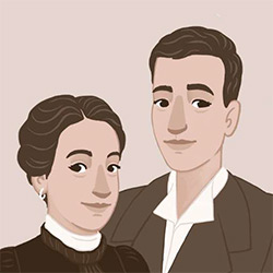 Caricatura Marcela Elisa