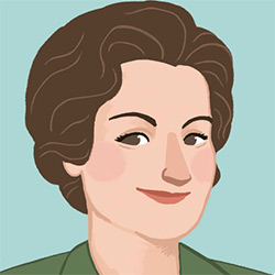 Caricatura Pura Vázquez